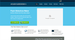 Desktop Screenshot of flash-slideshow-maker.com