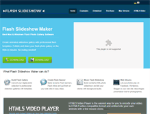 Tablet Screenshot of flash-slideshow-maker.com
